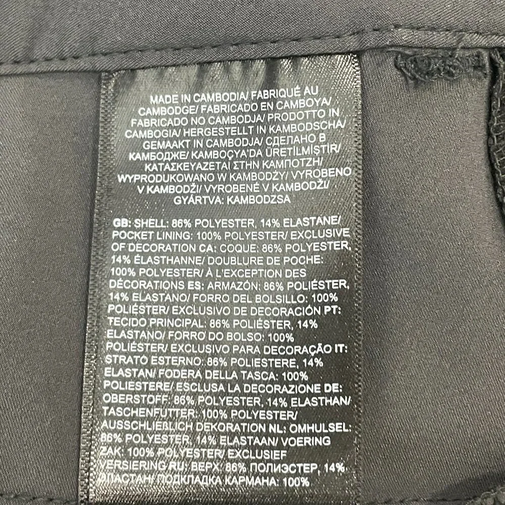 The North Face Pants Men’s 40x32 Gray Stretch Outdoors Hiking Zip Back‎ Pocket